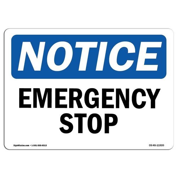 Safety Sign, OSHA Notice, 7